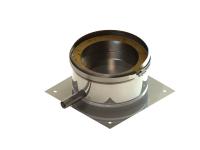 Пластина основания напольная с выпуском конденсата, диаметр, мм-180