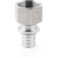 Переходник Rehau В, 25 х 3/4 нержавеющая сталь (SX)