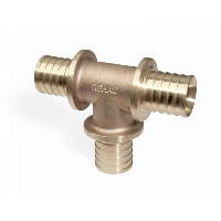 Тройник Rehau 50 х 50 х 50 бронза (RX), равнопроходной