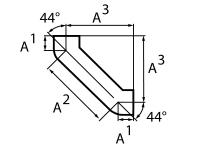 Колено, 88гр., 125, чугун, двойное, с успокоительным участком