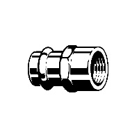 Переходник Viega BP Sanpres, с SC-Contur 15 x 1/2"