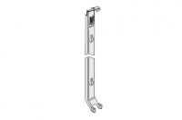 Кронштейн настенный Elsen для радиаторов с нижним подключением высотой 500 мм