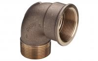 Угольник Viega 90гр., НВ, 1.1/4", бронза (RX)