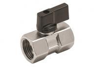 Кран шаровой Elsen MINI, прямой, 1/2", 1/2", ВВ, ручка-бабочка