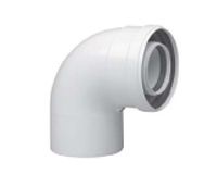 Коаксиальный отвод 87гр., диам. 110/160, HT (ст.арт. KHG714100010)