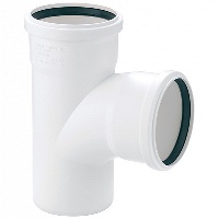Тройник 87гр. PP Rehau Raupiano Д 125 x 110