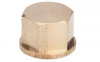Заглушка Viega В, 1/2", бронза (RX), с многогранником
