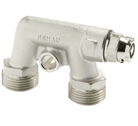 Замыкающий участок Rehau с воздухоотводчиком