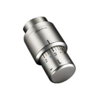 Термостат Oventrop Uni SH, M30x1,5, с нулевой отметкой, сталь матовая, с надетым декорат.кольцом SH-Cap