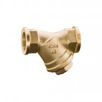 Фильтр сетчатый Oventrop Дн 15 х 1/2", В, 25 бар, бронза, с одинарным сетчатым патроном, 600 μм