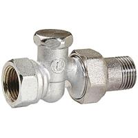 Клапан Giacomini R17D2, прямой, 3/4", 3/4", ВН, хромированный