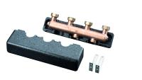 Гребёнка Oventrop, 1.1/2", Regumat 2, выход-1.1/2" (DN 25), бронза, с изоляцией