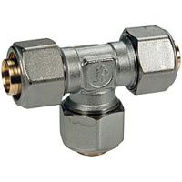 Тройник Giacomini 26 x 3, латунь, с цанговым соединением