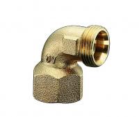 Угольник-переход Oventrop 90гр. Н ЕК-В, 3/4", 1/2", бронза (RX)