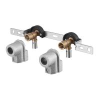 Монтажная шина Oventrop В, 16 x 2, 1/2", 80, длинная модель, крепёж-изогнутый