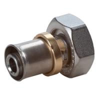 Муфта Giacomini НГ EK, 3/4", 20 x 2, латунь, никелированная