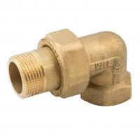 Сгон американка Elsen угловой, НВ, 1.1/4", 1.1/4", латунь, с плоским уплотнением