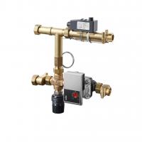 Насосная группа Oventrop Regufloor H, смесительная, DN 25, с насосом Wilo E15/1-5