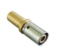 Прессовое соединение с переходом, 26 x 3 x 22, бронза без покрытия