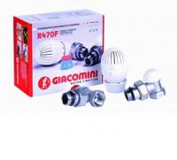 Комплект для подключения радиаторов Giacomini R470F, прямой, DN-10, 3/8", 3/8", ВН