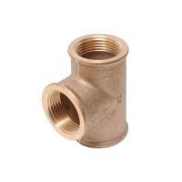 Тройник Viega ВВВ, 1.1/2", 1.1/2", 1.1/2", бронза (RX), равнопроходной