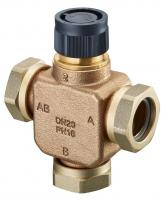 Вентиль Oventrop Tri-CTR, смесительный, трёхходовой, Дн 32, M30x1,5, НГ, плоское уплотнение