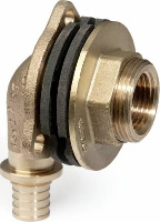 Угольник настенный Rehau В, 16 х 1/2 длина, мм-18, бронза (RX), для подсоединения сливного бачка