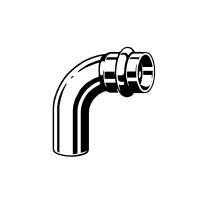 Угол HB 90гр. Viega Profipress , c SC-Contur, 28 мм, медь