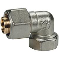 Угольник Giacomini 90гр. В, 1/2", 16 x 2, латунь, хромированный