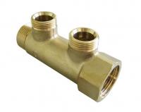 Отдельный проходной элемент Oventrop 1" на 2 отвода