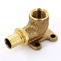 Угольник настенный Rehau В, 20 х 1/2 бронза (RX), с квадратными фланцами