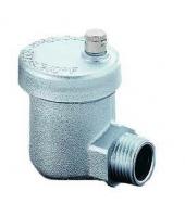Воздухоотводчик автоматический Oventrop 1/2", Н, 10 бар, без автозапора, никелированный, с угловым подключением