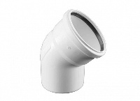 Отвод 45гр. PP Rehau Raupiano Д 200