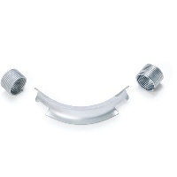 Фиксатор поворота Rehau Rautitan 45гр. Д 25, оцинкованная сталь, с кольцами