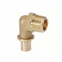 Угольник-переходник Rehau Н, 25 х 3/4 бронза (RX+)