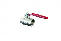 Кран шаровой Oventrop Optibal, Дн 100, 4", ВВ, 16 бар, ручка-рычаг из оцинкованной стали, никелированный