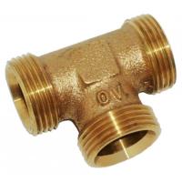 Тройник Oventrop Н ЕК, 1" х 1" х 1", бронза (RX)