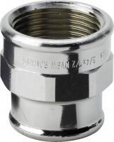 Муфта переходная бронза (RX) хромированная Viega, ВВ, 1" x 3/4"