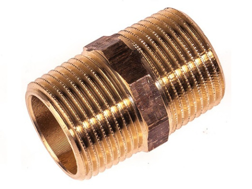 Ниппель Viega НН, 3/8", бронза, равнопроходной