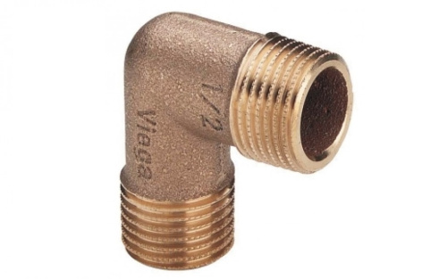 Угольник Viega 90гр., НН, 3/8", бронза (RX)