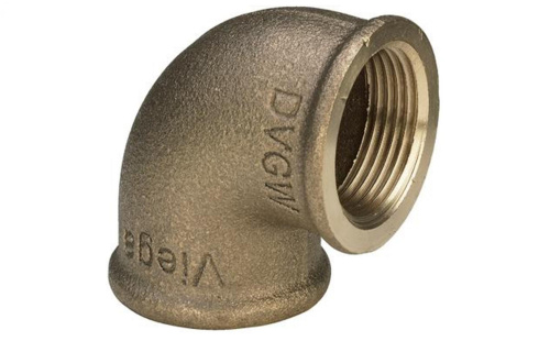 Угольник Viega 90гр., ВВ, 1/2", бронза (RX)